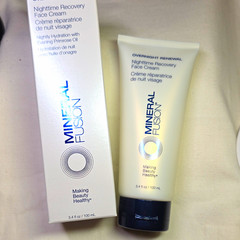 Mineral Fusion Overnight Renewal Face Cream 3.4 fl oz Vegan Fragrance-Free