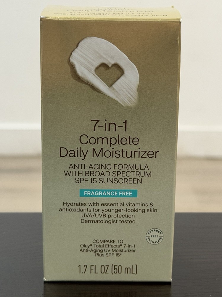 CVS Beauty 7-in-1 Daily Moisturizer Fragrance Free SPF 15 Anti-Aging 1.7 fl oz