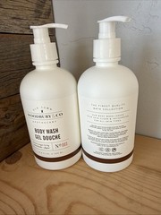 2 Bottles Old Town Woodbury & Co Apothecary Body Wash Brown Sugar & Fig 16.9oz