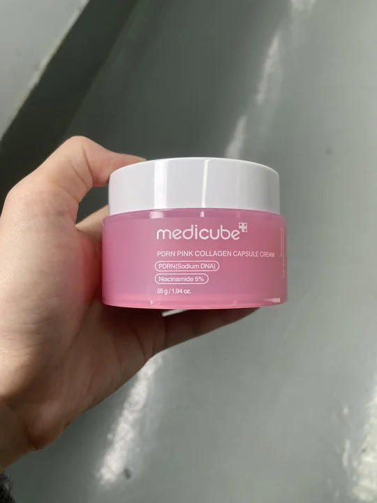 Medicube PDRN Pink Collagen Capsule Cream Firming, Brightening Antiaging 1.94 oz