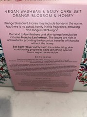 Heathcote & Ivory BUSY BEES Body Care Wash Cream Large Bag White Holly Vegan New