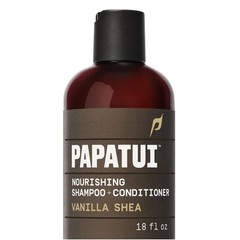Hair Shampoo Conditioner 2in1 Sulfate Free Vanilla Shea 18 oz PAPATUI Dwayne
