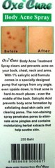 2 Oxe Cure Body Spray Reduce Blemish Treatment Acne on Back Chest Neck Skin 25ml