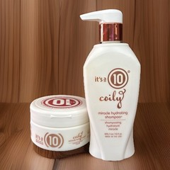 It’s A 10 Coily Miracle Hair Mask (8oz) & Coily Miracle Hydrating Shampoo (10oz)