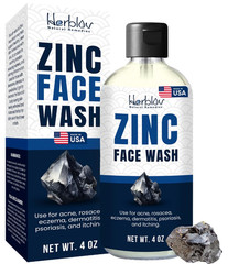 Pyrithione Zinc Face Wash | 2% Znp Zinc Soap Skin Therapy Body Cleanser for Acne