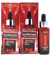 L&rsquo;Oreal Paris Revitalift Triple Power Age-Defying Face Serum 1oz Each 2-Pack