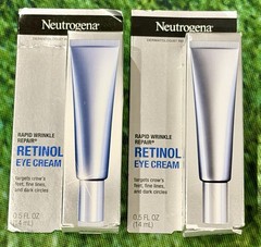 (2) Neutrogena Rapid Wrinkle Repair Retinol Eye Cream, 0.5 fl. oz..