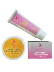 Enchantress Full Glow Ritual: Lulur Scrub, Serum Lotion & Gluta Soap Set
