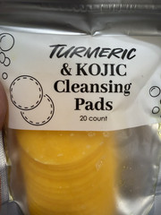 MIAOFUTONG Turmeric & Kojic Acid Cleansing Pads 20ct Deep Cleansing Exfoliating