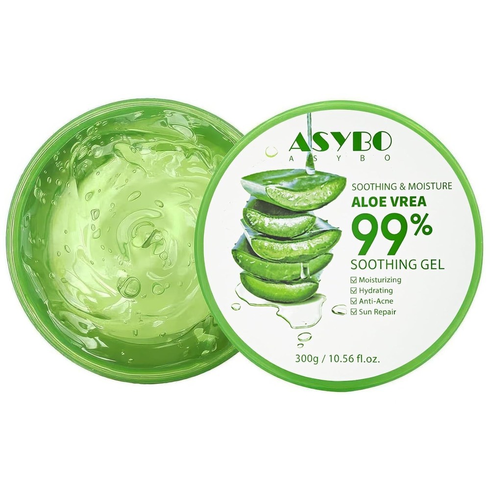 Aloe Vera Gel | 100% Pure Natural Aloe Gel | For Moisturizing Face Skin & Hair