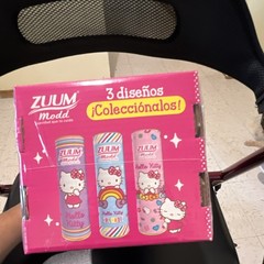 ZUUM Modd Hello Kitty Decorated Plastic Bottle Set 2-Piece Kids Pink/Blue