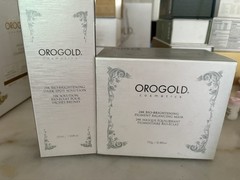 (EMPTY BOXES) OROGOLD 24K Bio-Brightening Face Brightening Mask White
