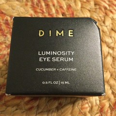 DIME Beauty Luminosity Eye Serum, Eye Cream Treatment With Caffeine 0.5oz.