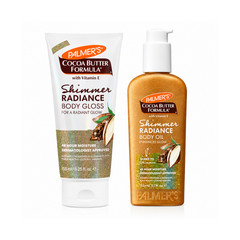 Palmer&rsquo;s Shimmer Radiance Body Oil 150ml & Body Gloss 155ml Duo Set