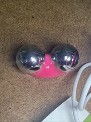 NuFACE Trinity Microcurrent Toning Device Pink w/ Eye & Lip Accessories Used!