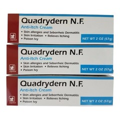 3 QUADRYDERN N.F CREAM SKIN ALLERGIES AND IRRITATION 2 OZ