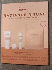 Karuna Radiance Ritual Skin Care Set Snow Mushroom Black Truffle