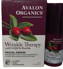 1- AVALON ORGANICS Wrinkle Therapy W/CoQ10 & Rosehip FACIAL SERUM (16ml) SeePics
