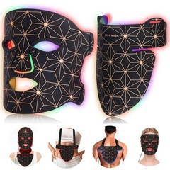 Red Light Therapy for Face and Neck, 8 Colors LED Face Mask Light Therapy wit…