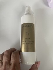 Nakery Beauty Lift-Tox SkinFirm Body Lifting Treatment in a 250ml spray bottle.