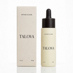 TALOVA Botanical Elixir Skincare Dropper Bottle 1 fl oz / 30 mL