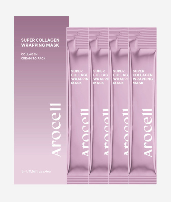 Arocell Super Collagen Wrapping Mask 1box(5ml x 4pcs) Lifting Firming K-Beauty