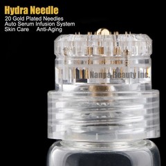 Hydra 20 Pins Derma Roller With bottle Auto Serum Infusion System Facial Therapy