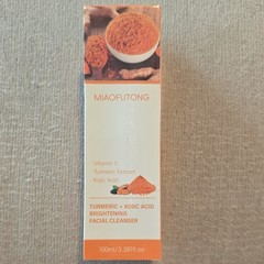 MIAOFUTONG Turmeric + Kojic Acid + Vitamin C Brightening Foam Cleanser 100ml