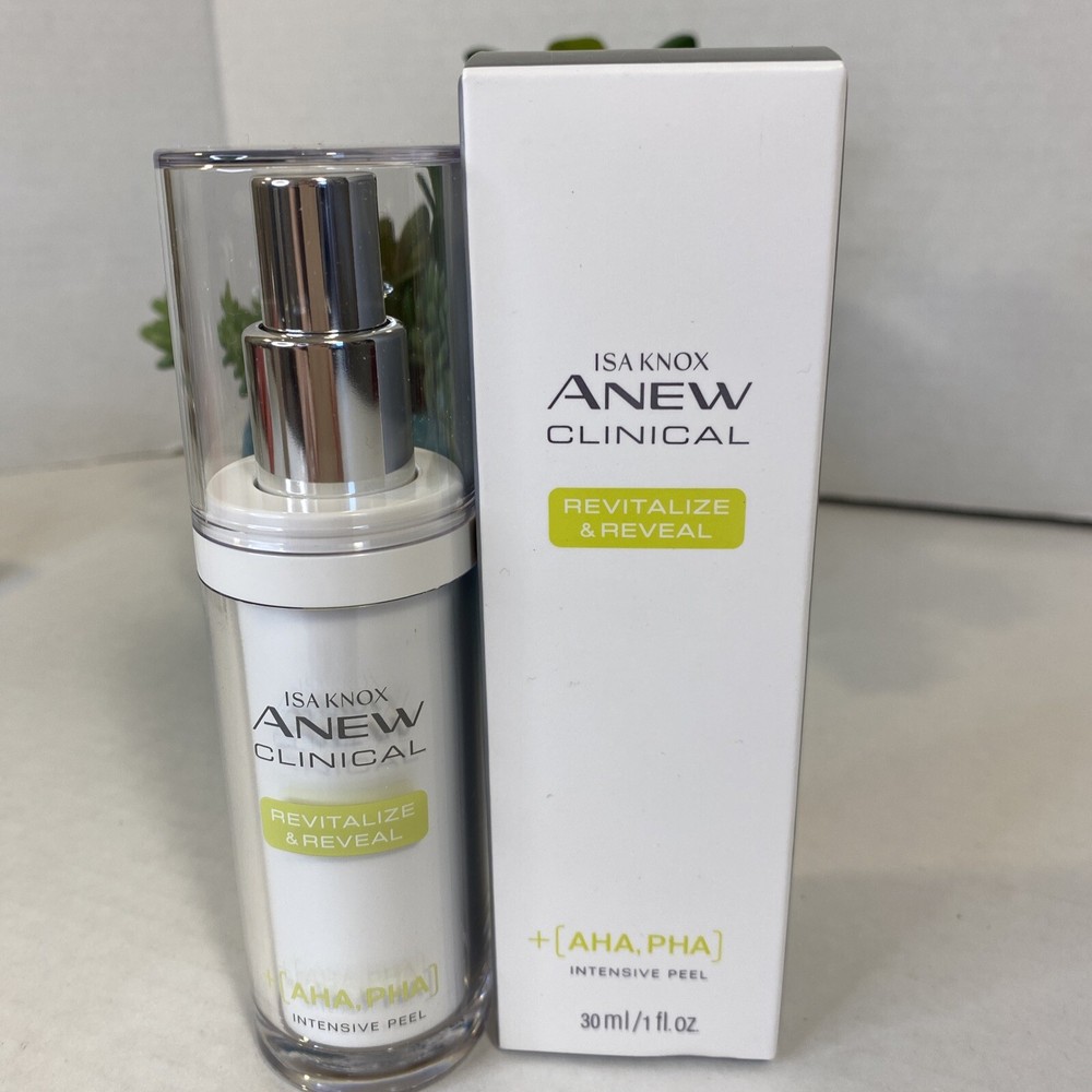 AVON ISA KNOX ANEW CLINICAL REVITALIZE & REVEAL INTENSIVE PEEL 1 FL OZ Exp 1/24