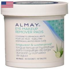 Almay Longwear And Waterproof Eye Makeup Remover Pads 80 Count