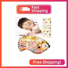 Miss Adola Kids Sleep Mask – Silk Eye Mask for Kids Cute Cartoon Cool Kawaii Sof