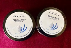 Perlier Crema di Riso rice milk body mousse 6 oz -2 pack