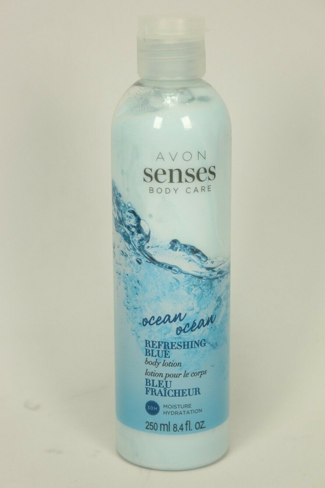Qty # 2 Body Lotions Ocean Breeze Avon Senses Body Care 8.4 Fl. Oz.