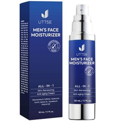 6-in-1 Face Cream for Men: Anti Aging & Wrinkle 1.7 Fl Oz (Pack of 1), White