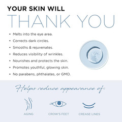 AZURE Hyaluronic & Collagen anti Aging Eye Serum – Moisturizing, Replenishing &