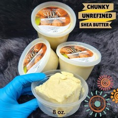 Raw African Shea Butter CHUNKY 100% Pure Organic Natural For Body, Face, & Hair