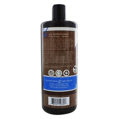 Dr. Woods Liquid Raw Black Soap with Fair Trade Shea Butter Peppermint,32 Oz