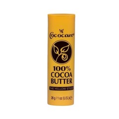 Cococare 100 Pure Cocoa Butter Stick Natural Skin Moisturizer 1 Ounce pack of 2