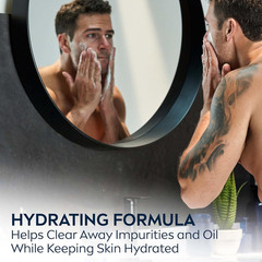 NIVEA MEN Maximum Hydration Face Wash, Face Wash with Provitamin B5 and Aloe Ver