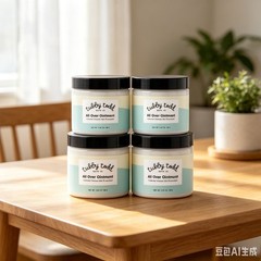 4PCS Tubby Todd Over All Ointment Jar -Fragrance Free oz 3.5