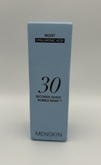 Menokin 30 Seconds Quick Bubble Mask Moist Hyaluronic Acid 95mL EXPIRES 2028