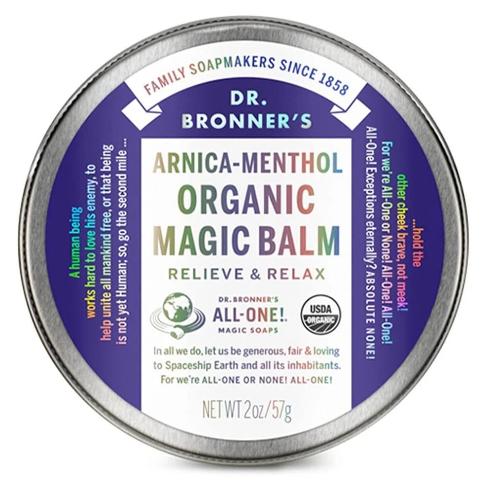 Dr Bronner&rsquo;s Organic Magic Balm 2 Fl Oz Fair Trade Soothe Skin & Muscles