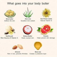 The Paradise Tree Almond Body Butter For Healthy And Soft Skin 100gm i854
