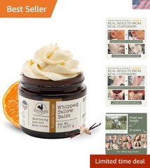 Hearth & Homestead Whipped Beef Tallow – 1.3oz Eczema Cream & Body Butter