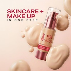 Spinz BB Tinted Serum with 5% Nia-Butin Complex Brightens & Evens Skin Tone 30ml