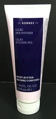 KORRES LILAC IRIS POWDER BODY BUTTER 7.95 FL. OZ. BRAND NEW SEALED