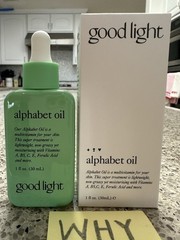 Good Light Alphabet Oil Lightweight & Non-Greasy Face Oil 1oz/30mL FULL SZ BOX