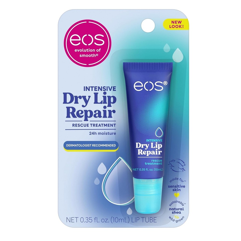 eos The Hero Lip Repair, Extra Dry Lip Treatment, 24HR Moisture, Overnight Lip T