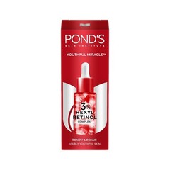 POND&rsquo;S Youthful Miracle Hexyl Retinol Complex, Renew & Repair Serum 14ml f/ship