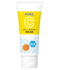 rohto mentholatum melano cc whiten deep clear pore enzyme face wash 130g